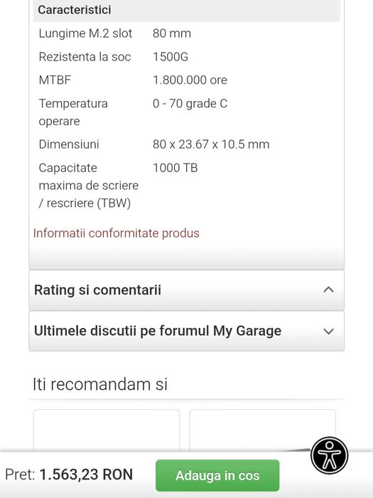 Ssd Kingston fury renegate gen.4 1tb nvme m.2 + heat sink