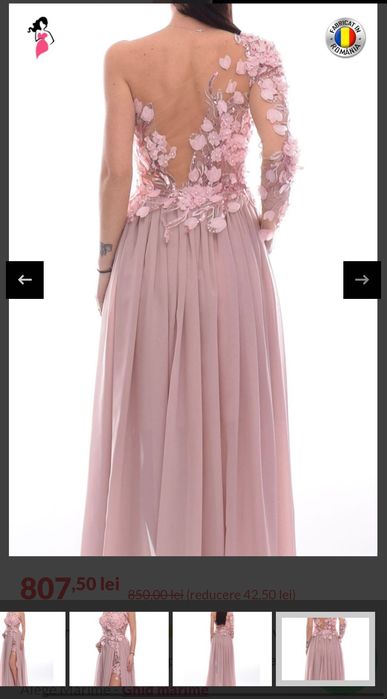 Rochie lungă din voal