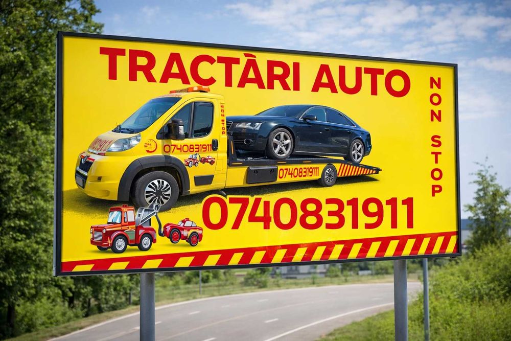 Tractari auto O74O831911 platforma,vulcanizare mobilaNON STOP A1
