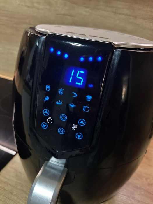 Friteuza cu aer cald - airfryer Zass 1500W, 4l, negru