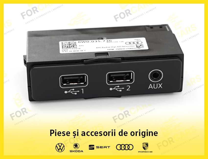 Mufă USB Nouă Apple CarPlay Android Auto Audi A4 B9 A5 F5 Q5 FY