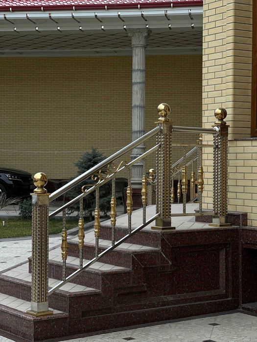 Перила из нержавейки, ограждения и поручни Ташкент и по Узбекистану