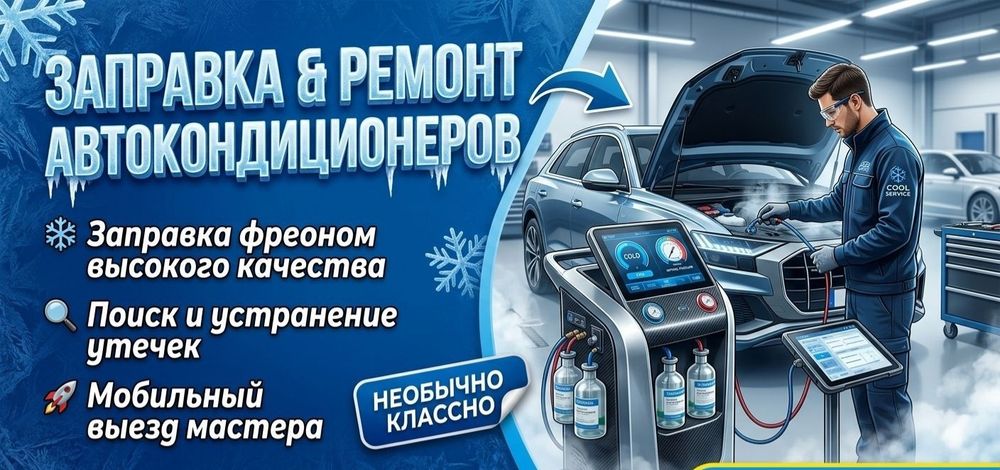 Ремонт и заправка Автокондиционера