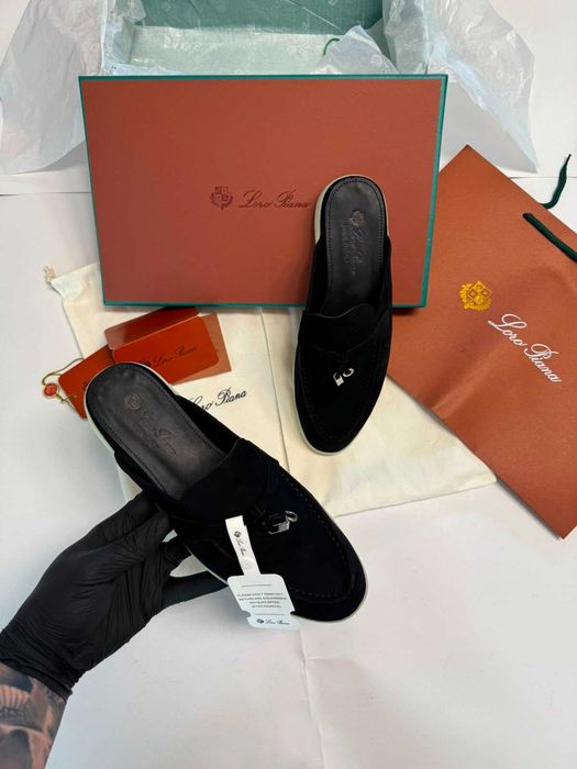 Papuci Lora Piana PREMIUM Full Box, Mărimi 35/40, 100% Piele Naturală