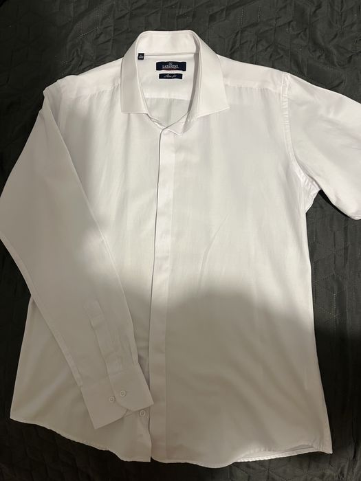 Мъжка риза Лазарини бяла