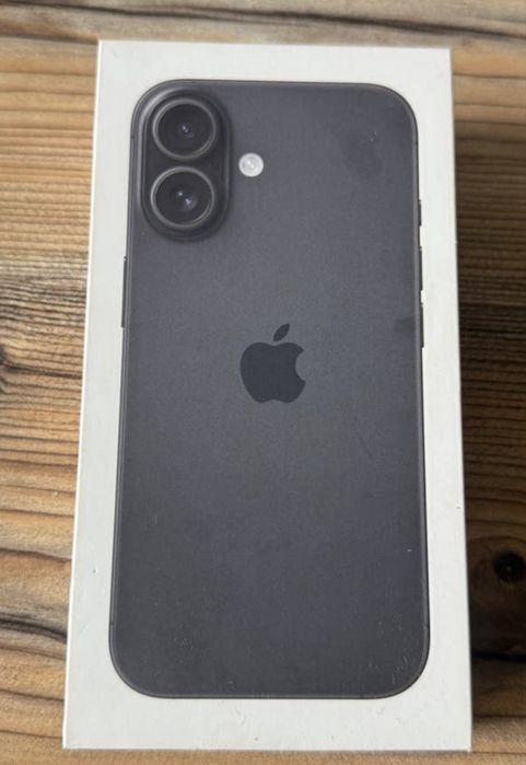 Iphone 16 negru 128gb, sigilat, liber de retea