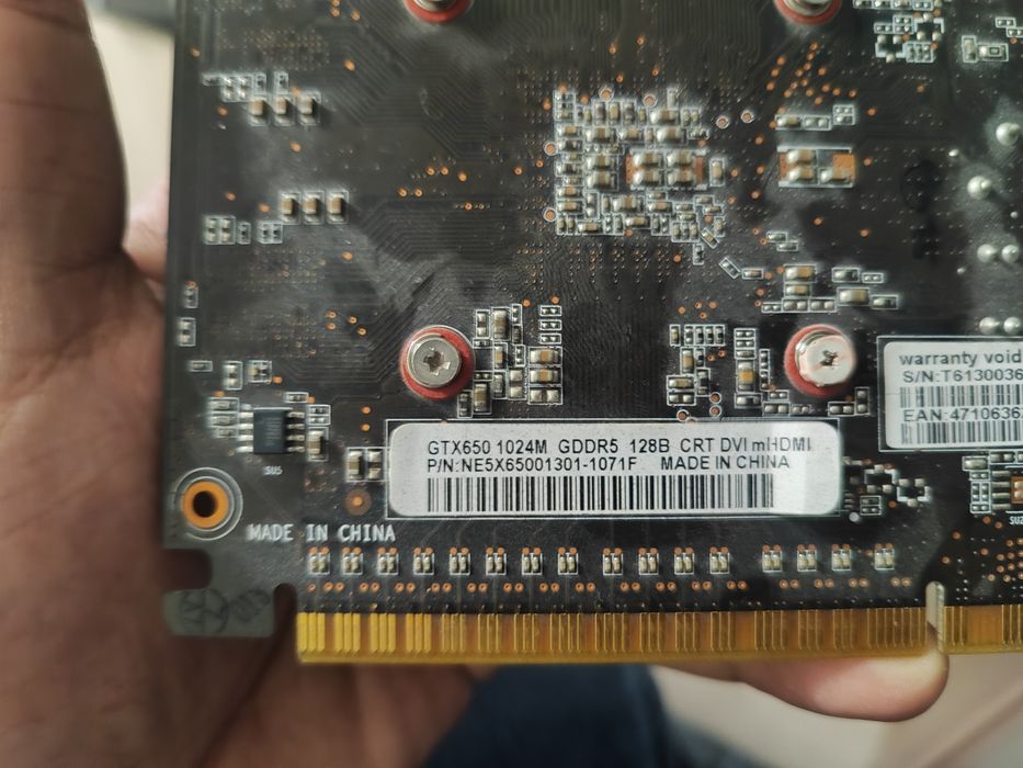 Видеокарта GTX 650 1гб