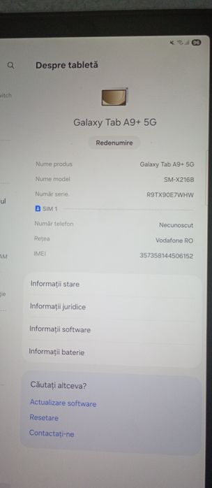 Tableta Samsung Galaxy Tab A9+ 5G