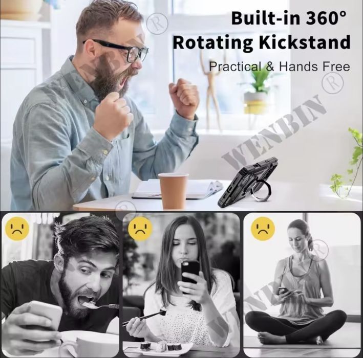 Iphone 14 pro max - кейс удароустойчив , с магнит , ринг + слот