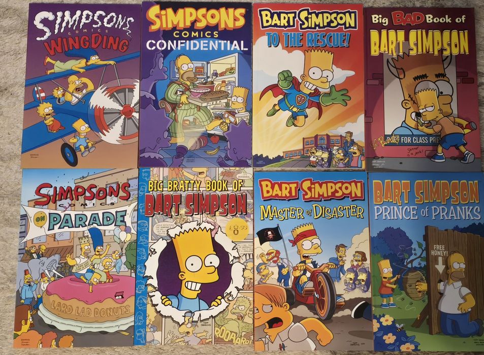 Set 26 volume colectia The Simpson, limba engleza
