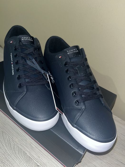 Мъжки кожени кецове Tommy Hilfiger -нови