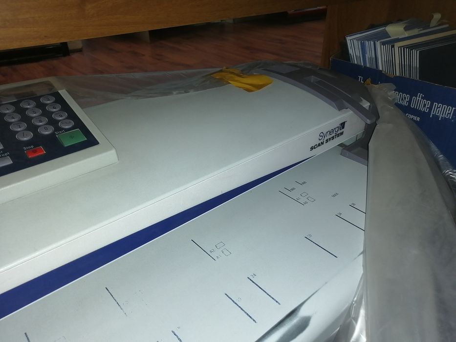 Сканер Xerox synergix, широкий формат.