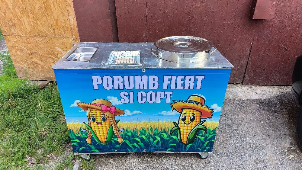 Stand/Masă/ Tonetă Porumb fiert și copt