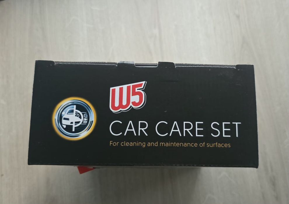 Чисто нов комплект за почистване на кола W5 Car Care Set (5 части)