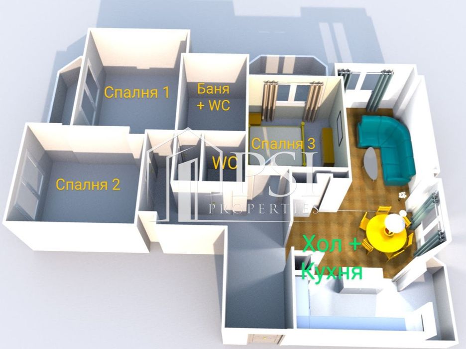 Продава се Четиристаен апартамент в Пловдив, Каменица 2 - 106 кв.м за 1883 €/кв.м - Снимка #11