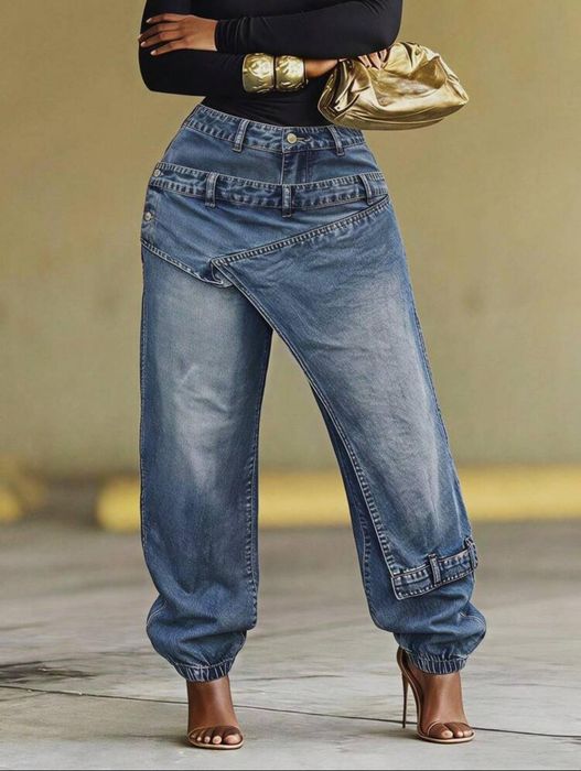 Blugi din denim damă