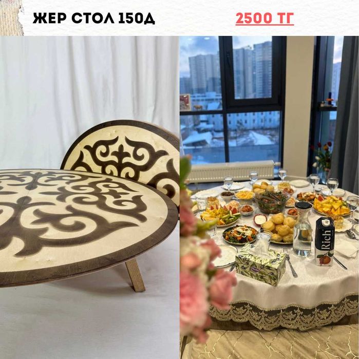 Аренда посуды, столов, стульев