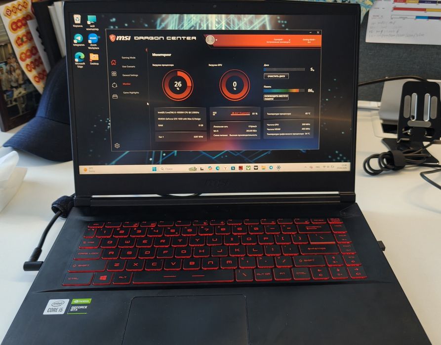 MSI GF63 Thin 10SC Gaming Noutbuk СРОЧНО ПРОДАМ