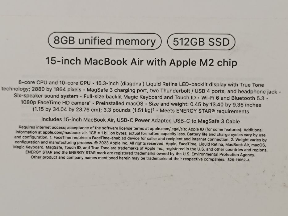 15-inch MacBook Air with M2 chip