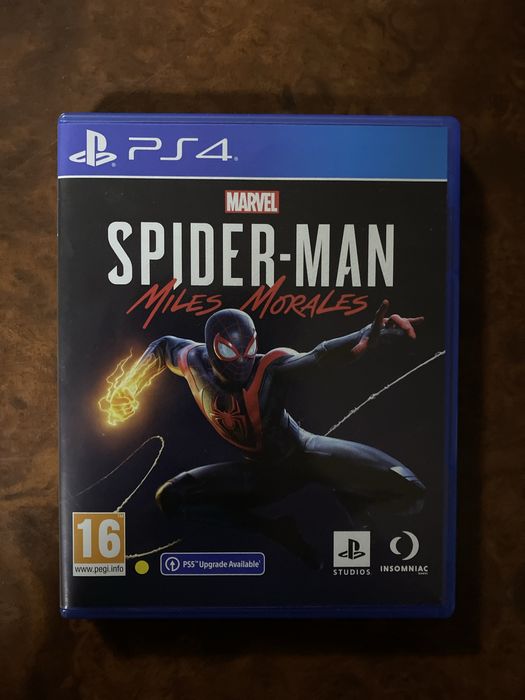 Диск на пс4, человек паук Маелс Моралес