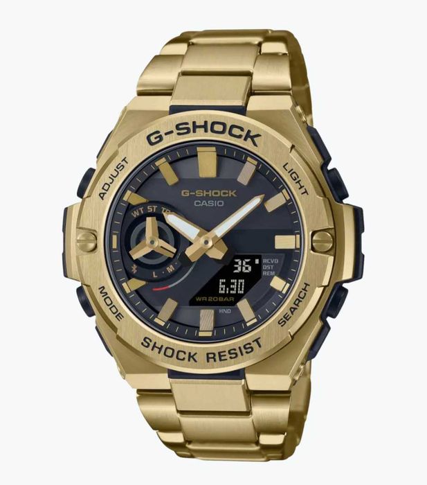 Ceas Sport Barbati Casio g shock GST B500D-1AER full metal gold  , Nou.Garantie 2ani