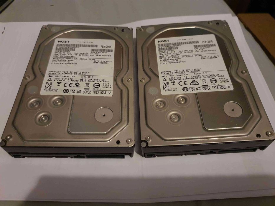 Hard Disk 3TB Hitachi HGST HUS724030ALA640 7200 64MB buffer sata III PC NAS DVR Server