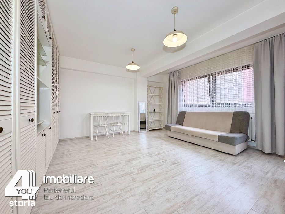 Apartament 2 camere Boul Rosu, et.1,56 mp, mobilat, utilat+termoteca