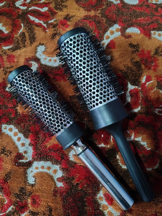 2 perii termice pentru coafarea părului, 32 mm și 43 mm