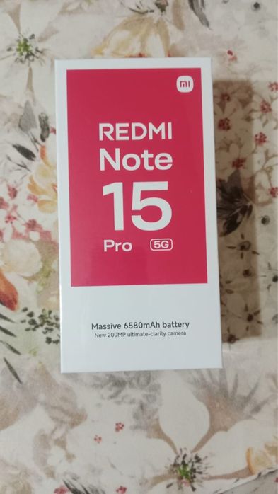 REDMI Note 15 Pro 5G Black  8GB RAM 512 gb