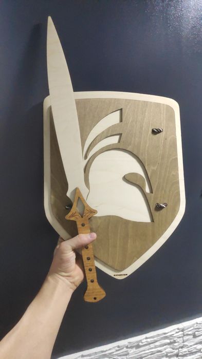 Щит. Меч. Сабля. Топор. Катана. Доспехи.