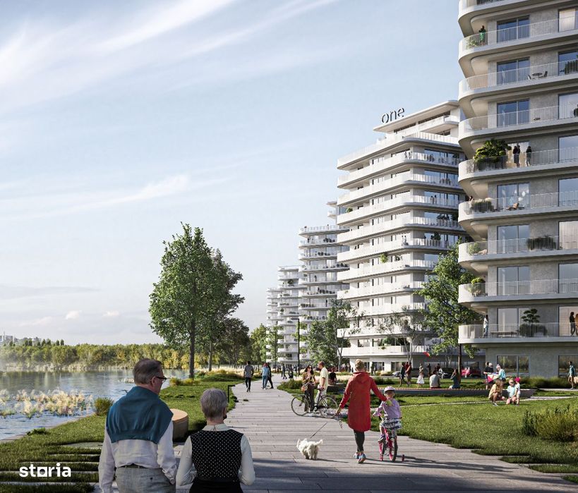Apartament 4 camere - vedere spre lac -terasa 46mp | One Lake District