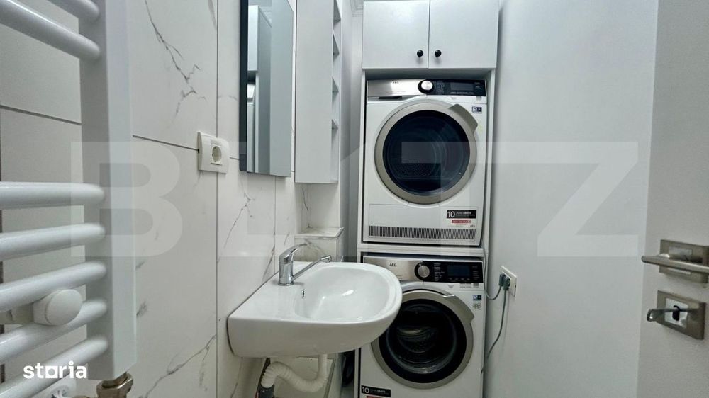 Apartament prima inchiriere, 3 camere, 64 mp, loc de parcare, zona Nuf