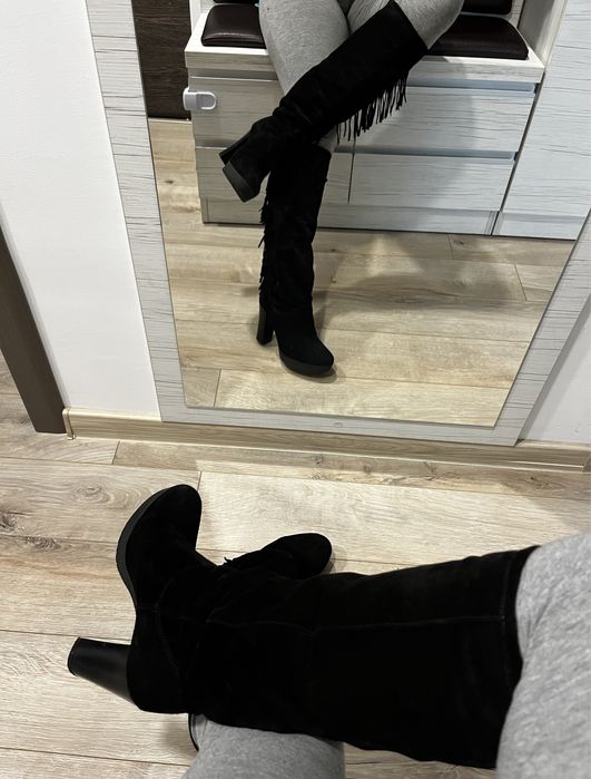 Cizme din piele naturală