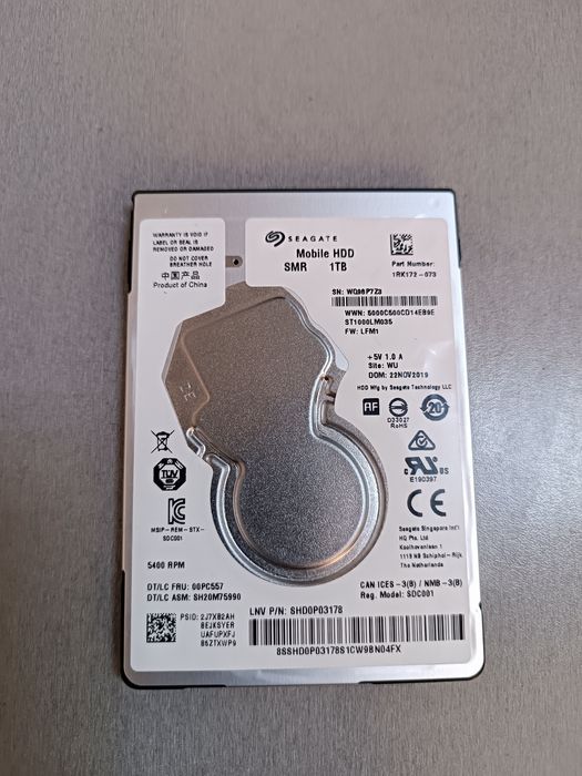 Жёсткий диск для ноутбука 1 TB
