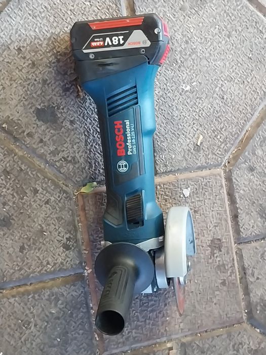 Flex pe acumulatori  BOSCH GVS 18-125 V-LI  fabric. 2021 dar nou