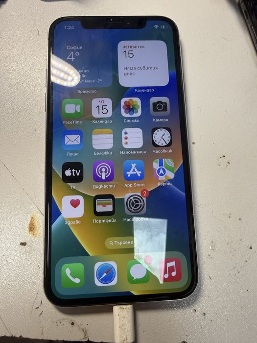 Iphone x 64gb 100% батерия