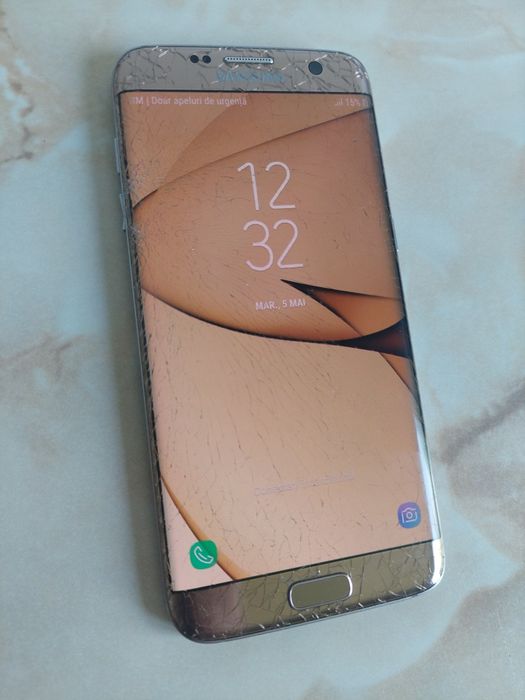 [S7Edge] Vând Samsung Galaxy S7 Edge Gold [eroare la camera selfie] //poze reale
