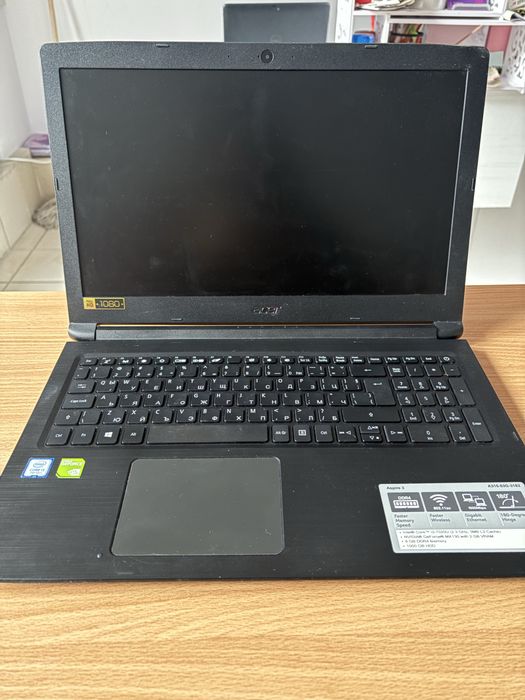 Acer Aspire 3 – БЪРЗ / SSD / 8GB RAM / Отлично състояние