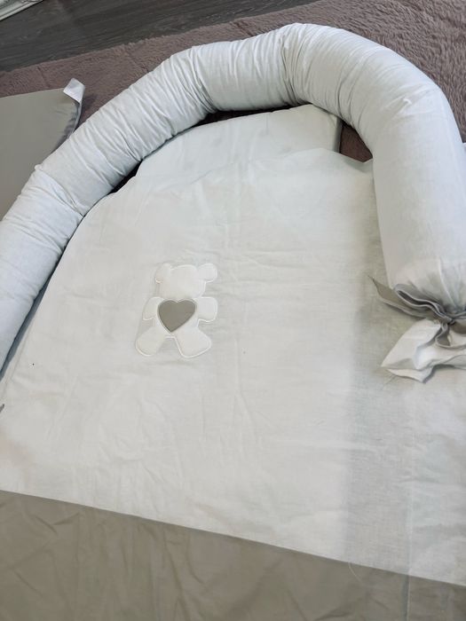 Set Protectie Patut 4 Piese Bumbac Mini Molly Erbesi