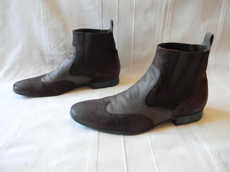 43 Мъжки обувки lloyd  боти естествена  кожа велур