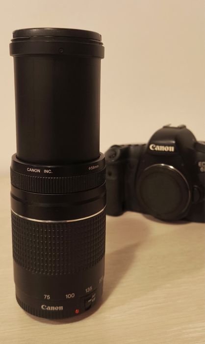 Canon EOS 6D + obiectiv Canon 75-300mm – stare foarte bună