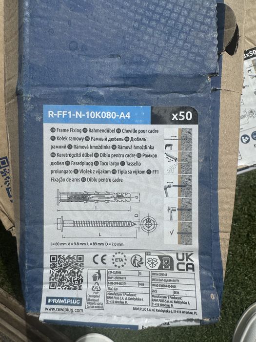 Bolturi ancorare  beton Rawl FF1