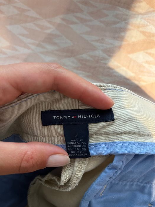 Pantaloni de stofa, low waist, de la Tommy Hilfiger