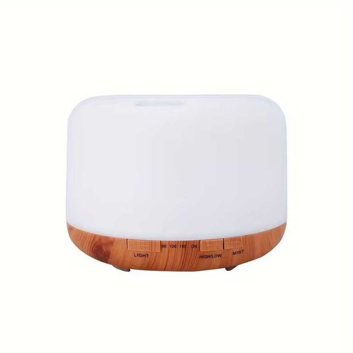 Арома дифузер и овлажнител 2 в 1, 500 мл, с дистанционно, таймер