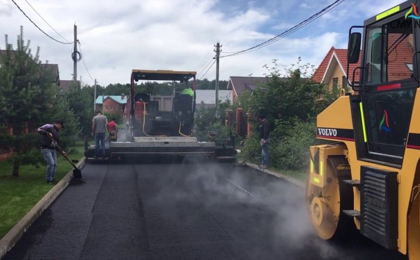 Укладка асфальта