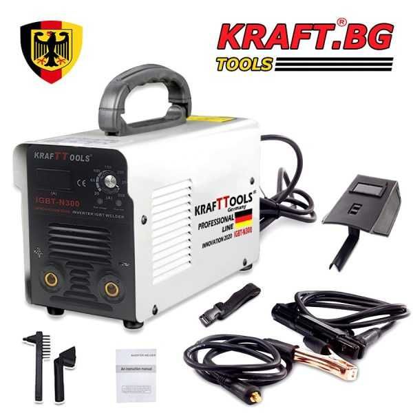 Инверторен електрожен 350А KraftRoyal с маска