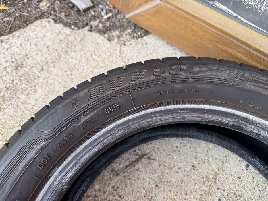 2бр. Летни Гуми 165/65R/15 -DUNLOP- DOT:0915, 5.8мм. *30€ за 2бр.*