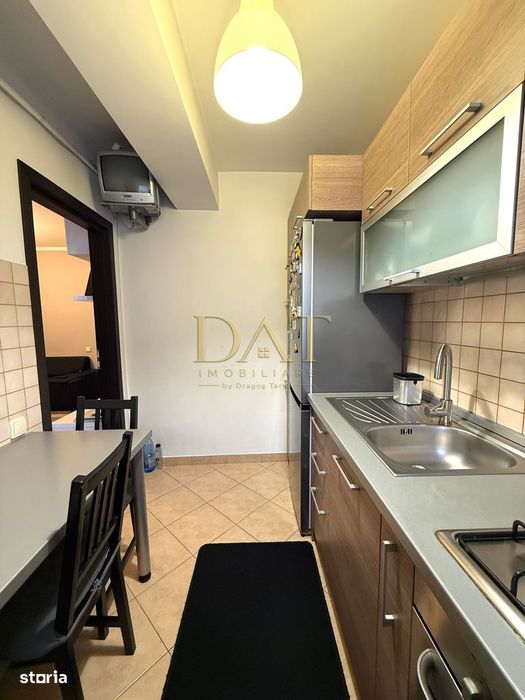 Apartament 1 cameră, 39 mp + balcon, mobilat, str. Someșului