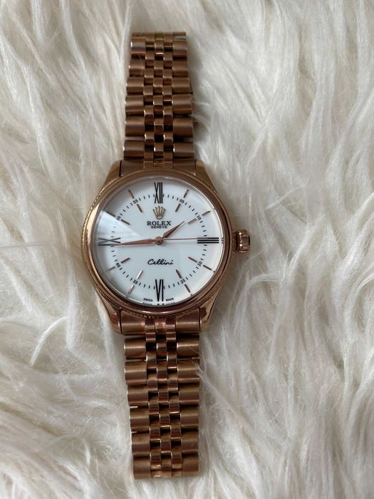 Cellini Automatic, White Dial 40mm Rose Gold