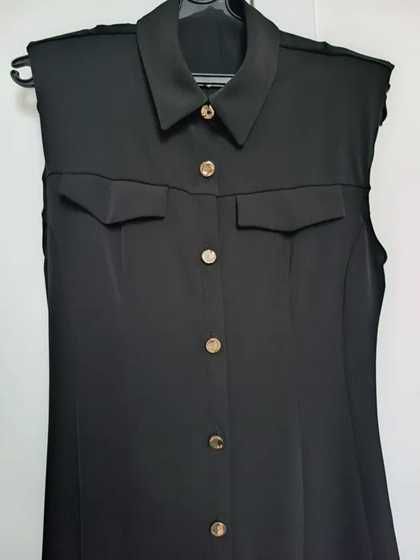 ZARA – 2 елегантни рокли XS/S – екрю и черна